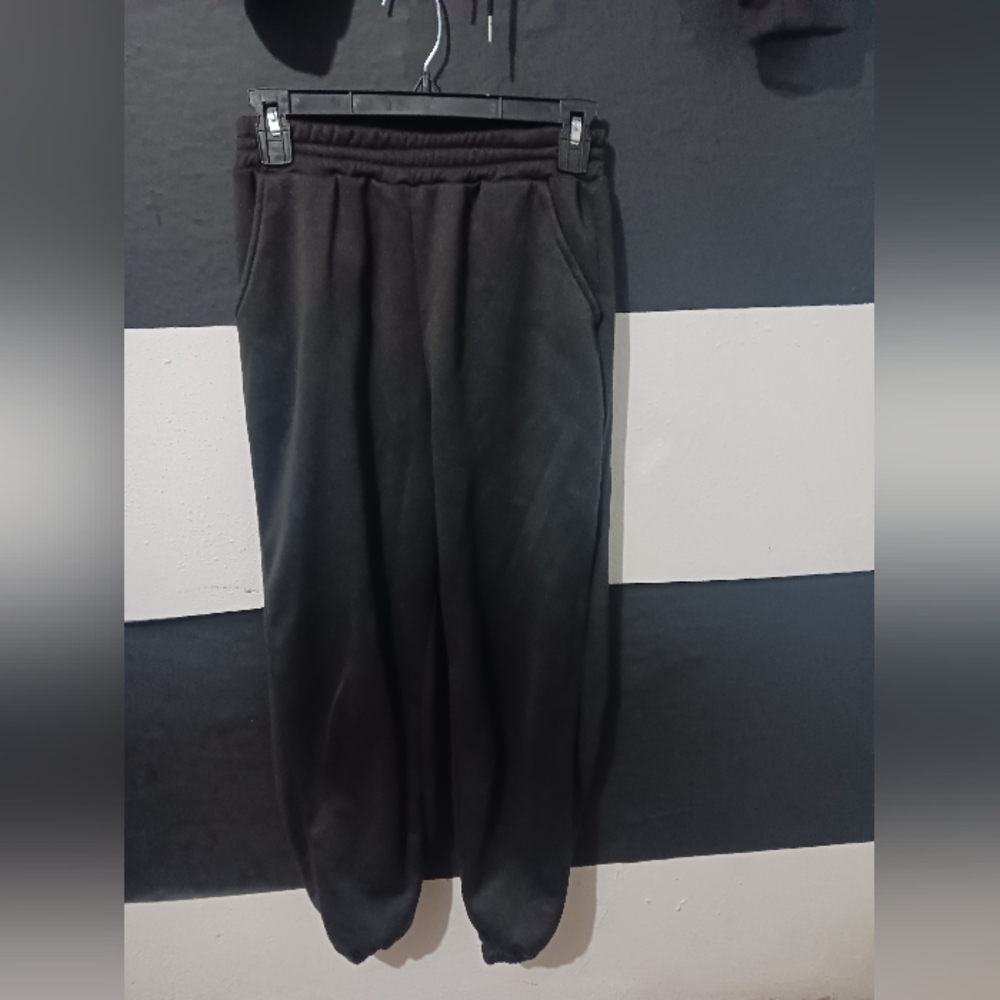 Women black jacket & pant set - Picture 4 of 11